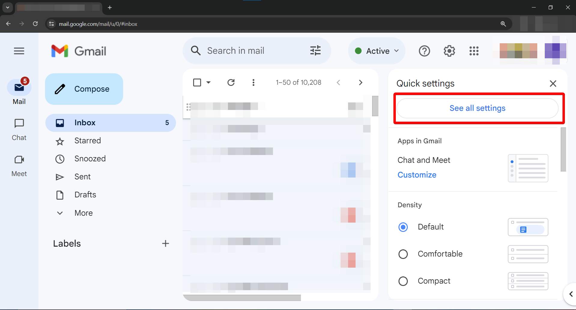 Step 5: Open the Settings Page